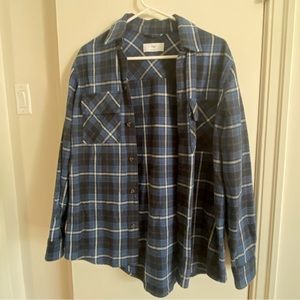 TNA plaid oversized shirt size small